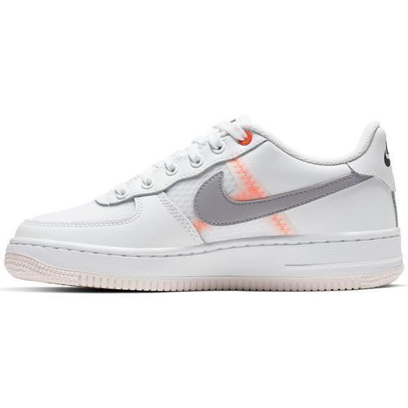 ナイキ スニーカー エアフォースワン ホワイト ネオンピンク グレー Nike Air Force 1 レディース キッズ Gs 海外取り寄せ Tings 通販 Yahoo ショッピング