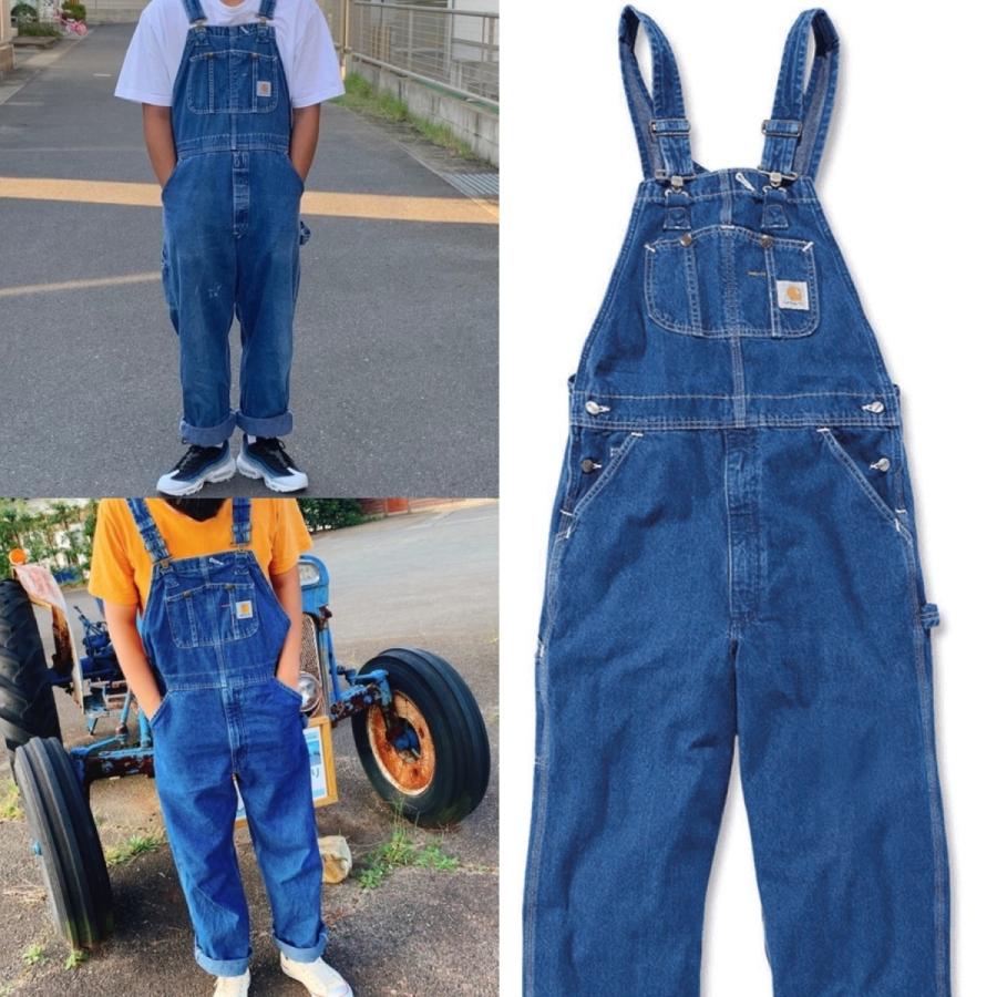 38 割引ブルー系 M人気ブランドの新作 カーハート オーバーオール サロペット デニム オーバーオール メンズブルー系m Tiamer Com