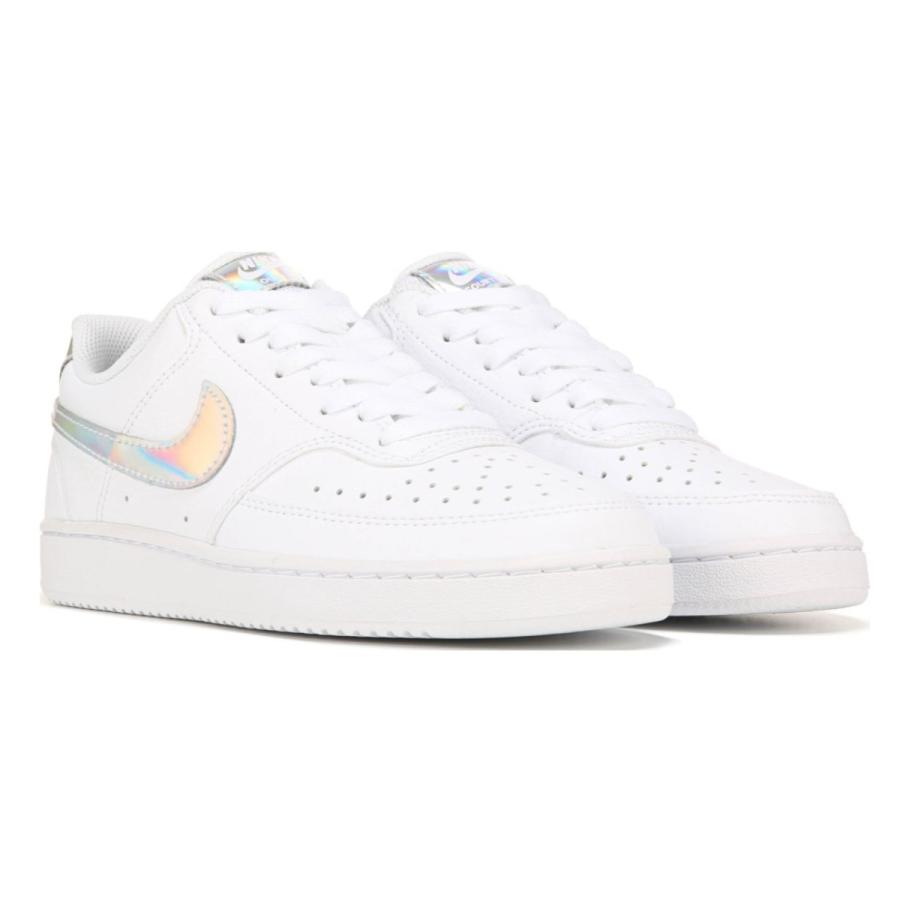 ナイキ メタリック ロゴ コート ビジョン スニーカー Nike Court Vision White Iridescent レディース Tings 通販 Yahoo ショッピング