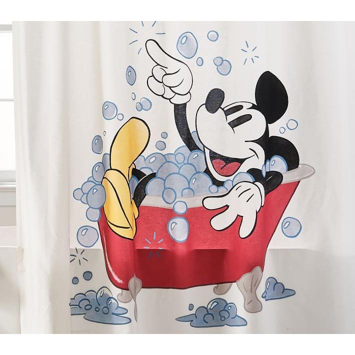 ディズニー X ポッタリーバーン ミッキー マウス シャワーカーテン Disney X Pottery Barn Mickey Mouse Shower Curtain 送料無料 Tings 通販 Yahoo ショッピング