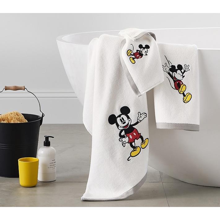 限定価格セール ディズニー X ポッタリーバーン ミッキーマウス バスタオルセット 3サイズ Pottery Barn X Disney Mickey Mouse Bath Towel Collection 正規激安 Studiostodulky Cz