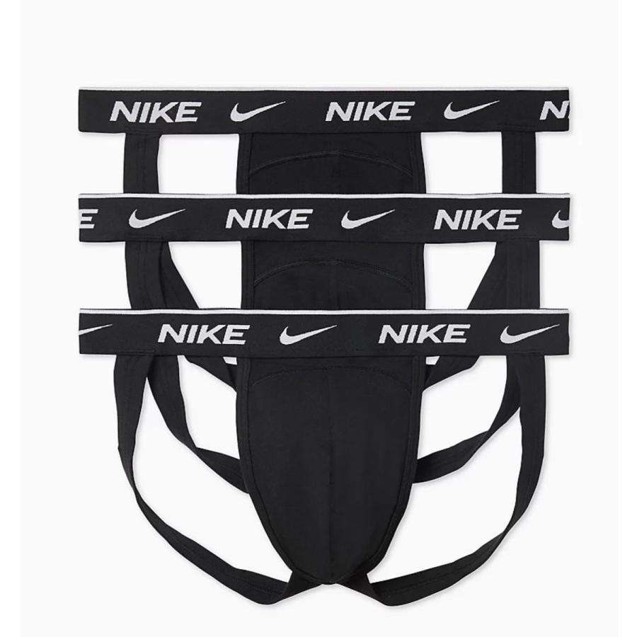 ナイキ ジョックストラップ ケツワレ コットン95％ 3枚セット Nike Thong 3 Pack メンズ アンダーウェア パンツ 下着 ビキニ トレーニング トレーニー｜tings｜02