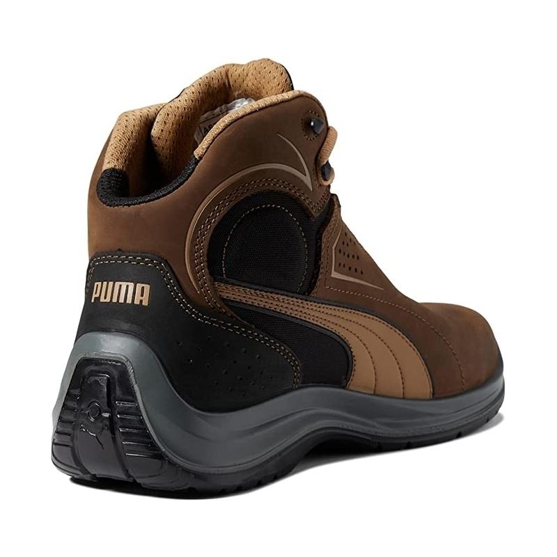 プーマ ツーリング ミッド 安全靴 先芯樹脂 静電 軽量 作業靴 DIY 