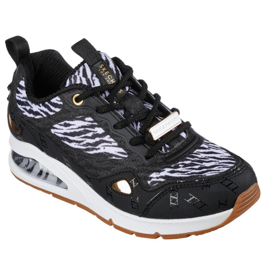 スケッチャーズ ストリート ウノ 30周年記念モデル ブラック ゼブラ ウェッジ 厚底 Skechers Street Uno Diamond Air Niversary Black Gold レディース Tings 通販 Yahoo ショッピング