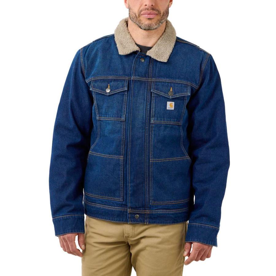 カーハート ボア デニムジャケット シェルパライニング オーバーサイズ カバーオール Carhartt 105478 Relaxed Fit