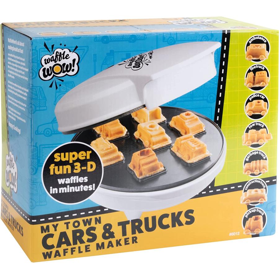 カー&トラック 7ピース パンケーキメーカー ワッフル ホットケーキ ホットプレート３Dフォルム Cars and Trucks Waffles Maker 7 Pieces｜tings｜04