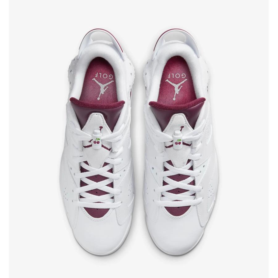 ナイキ エア ジョーダン6 レトロ ゴルフシューズ ホワイト/レッド Nike