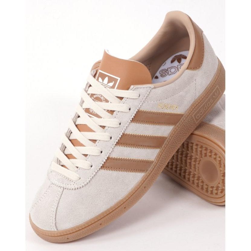 アディダス ミュンヘン ベージュ/ガム ADIDAS MUNCHEN CREAM/MESA TAN/GUM メンズ レディース ...