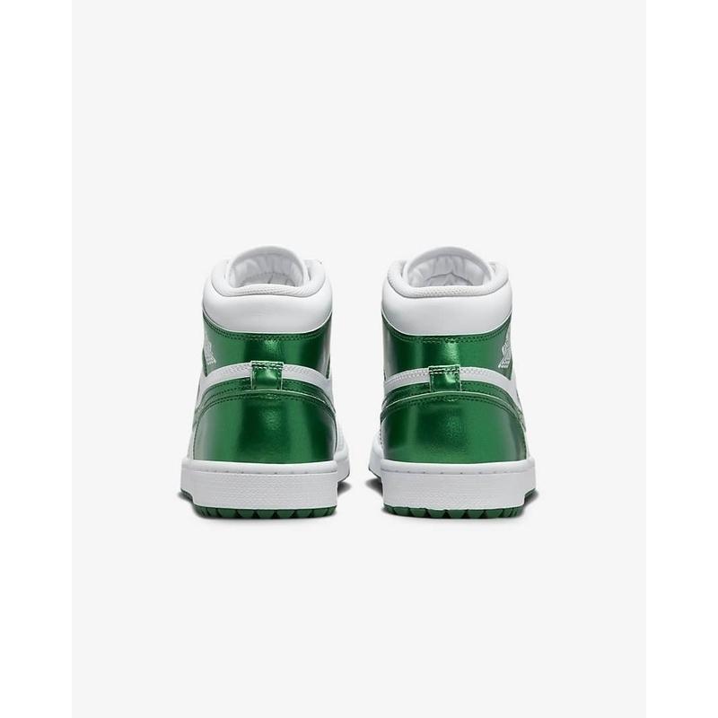 ナイキ ジョーダン1 スパイクレス ゴルフシューズ ホワイト/グリーン DQ0660-130 Nike AJ1 Air Jordan I High G Men's Golf Shoes White/Pine Green メンズ｜tings｜06