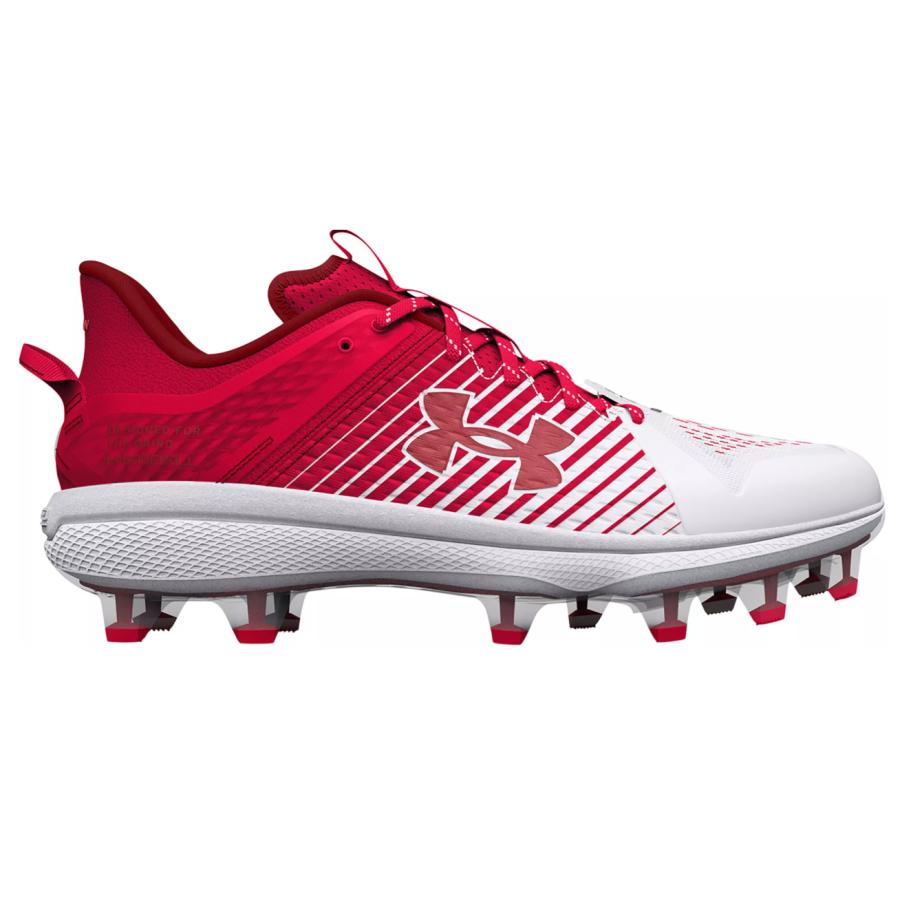 アンダーアーマー ヤードMT ベースボール 野球 レッド/ホワイト Under Armour Men's Yard MT TPU