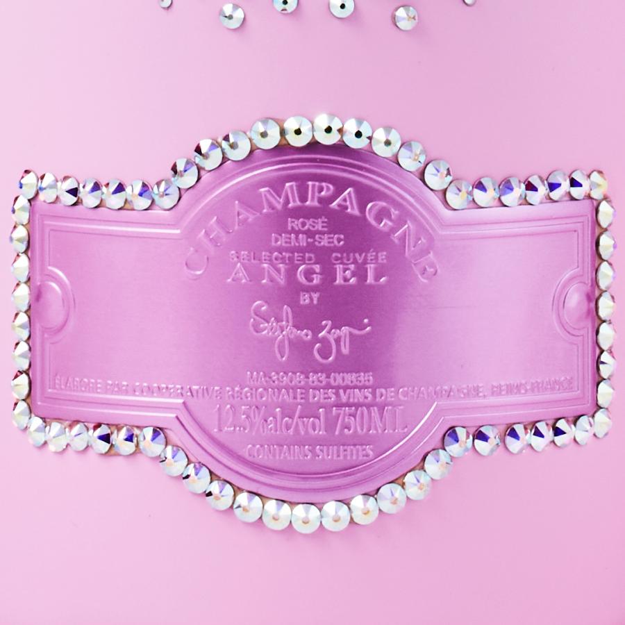 ANGEL CHAMPAGNE NV Demi Sec Rose 750ml スワロフスキー SWAROVSKI