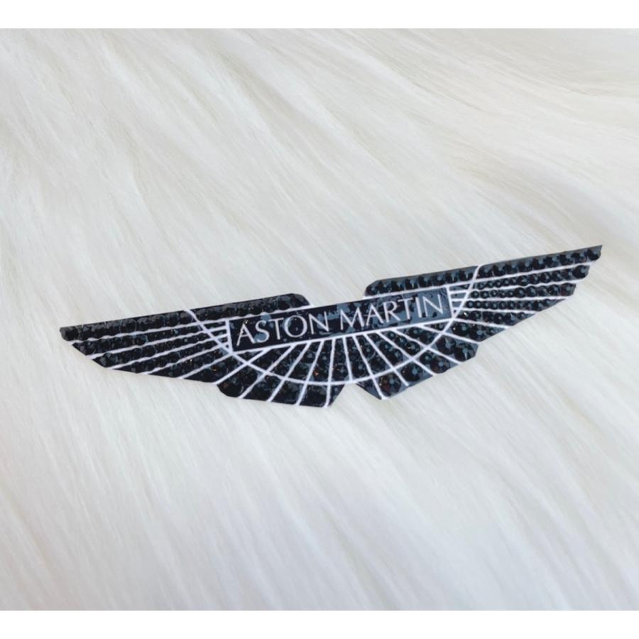 ASTON MARTIN エンブレムシール スワロフスキー デコレーション