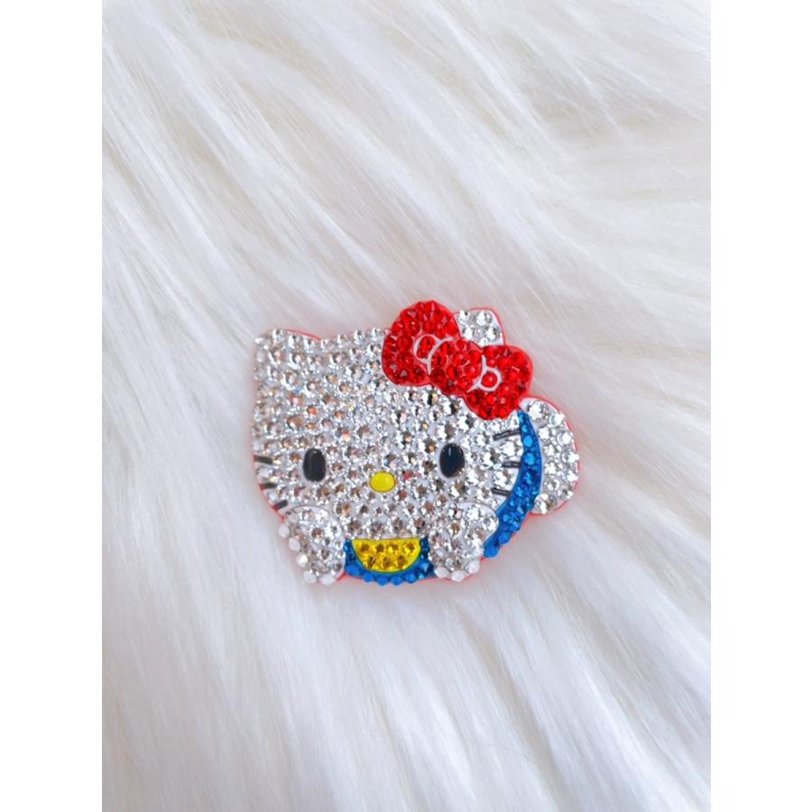 スマホリング SWAROVSKI スワロフスキー ハローキティダイカット スマホリング SWAROVSKI スワロフスキー ハローキティダイカット