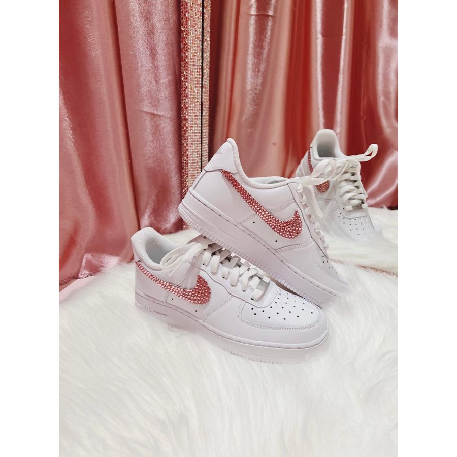 レディース 【NIKE】エアフォース1 LOW ライトローズデコレーション