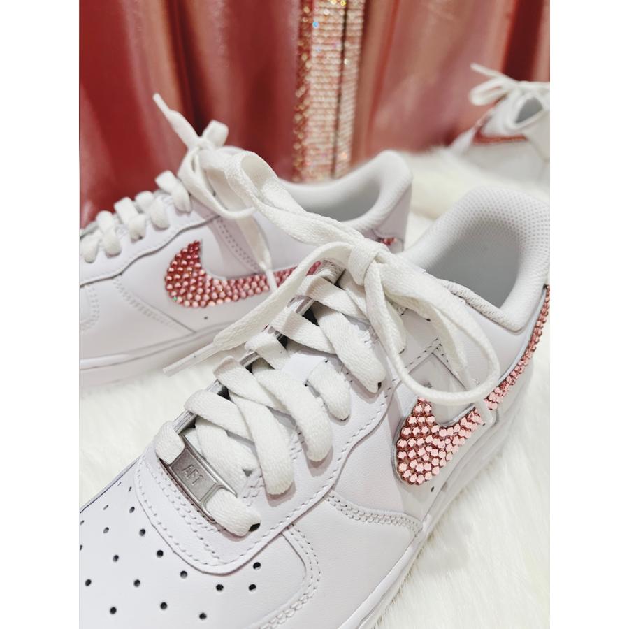 レディース 【NIKE】エアフォース1 LOW ライトローズデコレーション  