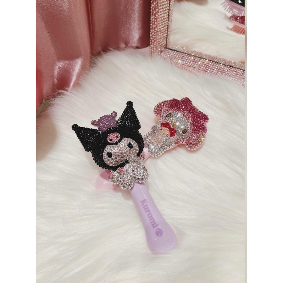 クロミちゃん フェイスヘアブラシ スワロフスキー