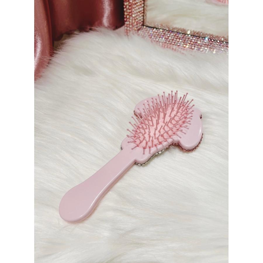 マイメロディ フェイスヘアブラシ スワロフスキー デコレーション