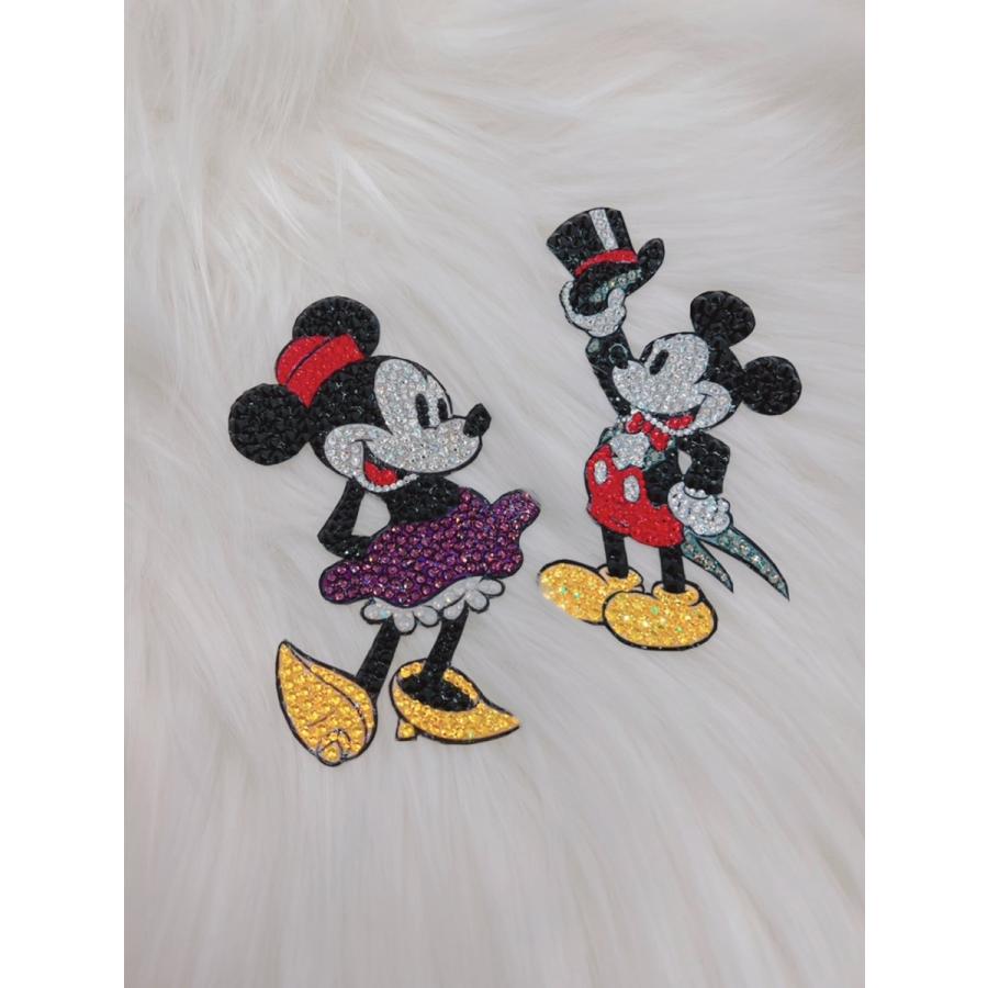 ミニーマウス シール スワロフスキー デコレーション SWAROVSKI