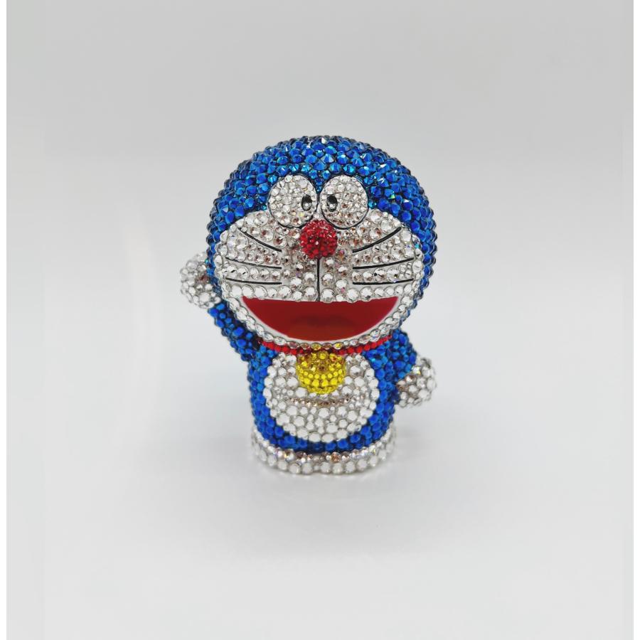 どらえもん 置物 スワロフスキー デコレーション SWAROVSKI