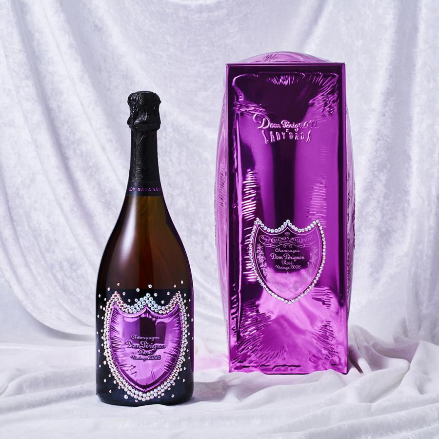 ドンペリニヨン ロゼ レディーガガ 2008年 750ml シャンパン 限定ボトル :b690:麻布十番ティンカーベル - 通販