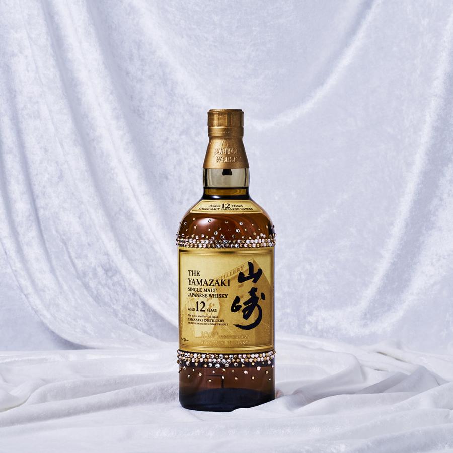 山崎12年 100周年記念ラベル キラキラデコレーション【箱付き 山崎12年 100周年記念ラベル キラキラデコレーション【箱付き