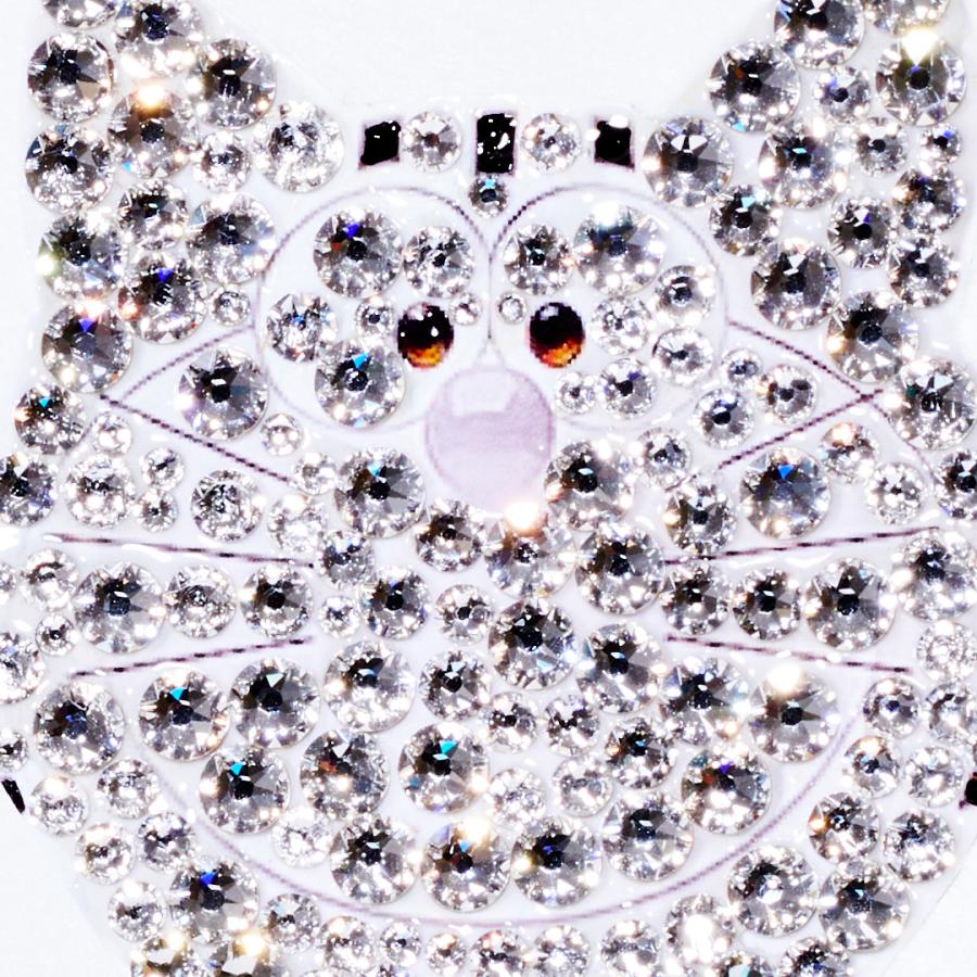 シール トラのもん スワロフスキー デコレーション SWAROVSKI キラキラ