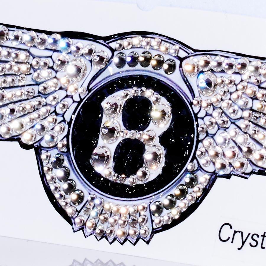 Bentley エンブレムシール スワロフスキー デコレーション SWAROVSKI 