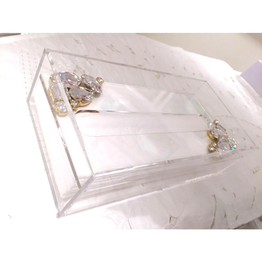 SWAROVSKI（スワロフスキー） クリア ティッシュケース キラキラ