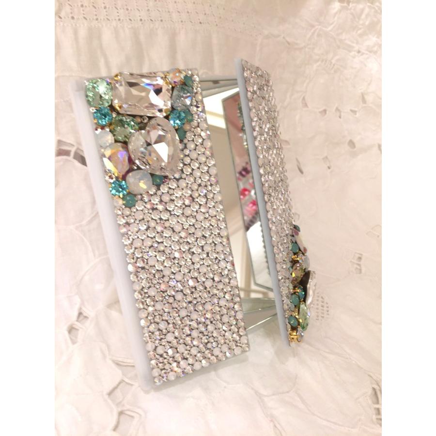 SWAROVSKI 三面鏡 スワロフスキー デコレーション SWAROVSKI