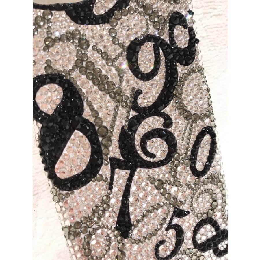 iPhone スワロフスキー デコカバー iPhone 14 Plus 手帳型 CHROME HEARTS iPhone14・14Plus・14Pro・14ProMax ケース