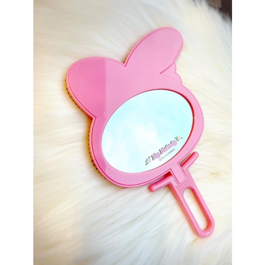 sanrio マイメロディ フェイス形ハンドミラー スワロフスキー sanrio マイメロディ フェイス形ハンドミラー スワロフスキー