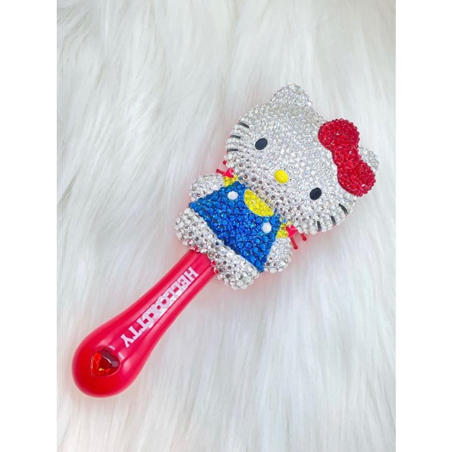 sanrio ハローキティ フェイスヘアブラシ スワロフスキー