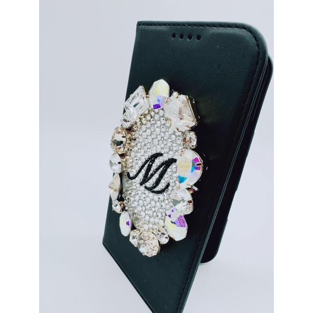 SWAROVSKI（スワロフスキー） iPhoneケース イニシャル デコ : 麻布十