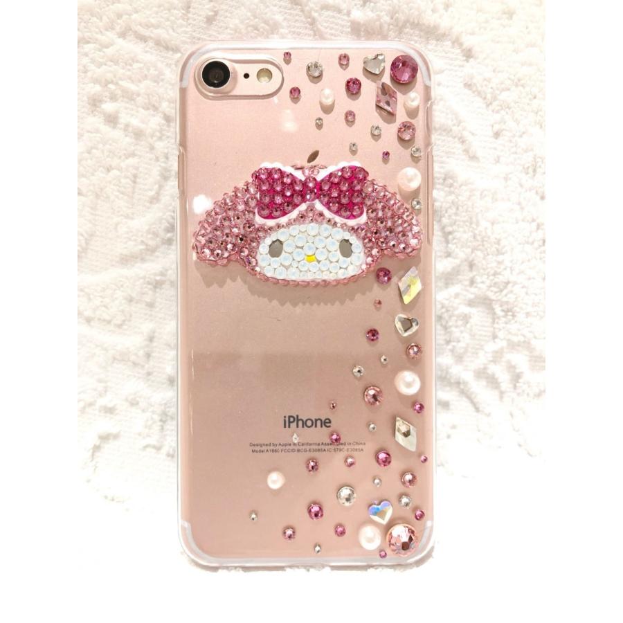 iPhone 全機種対応ケース SWAROVSKI クリア ケース マイメロディ iPhone 全機種対応ケース SWAROVSKI クリア ケース マイメロディ