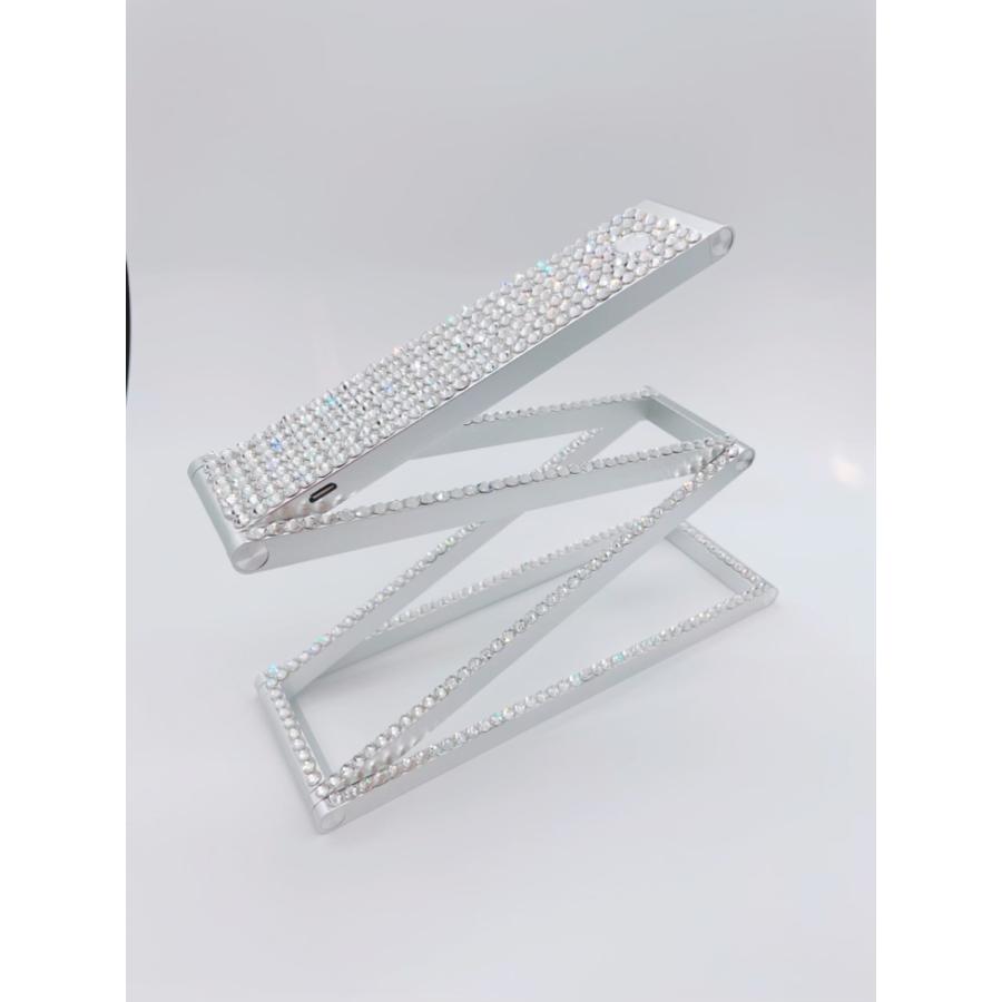 SWAROVSKI - スワロフスキーラインストーンクリスタルLED 学習机ともし火 パウダーコンパクト 折り畳み 照明ランプともし火 インテリア雑貨-家具、インテリア-ティッシュケース