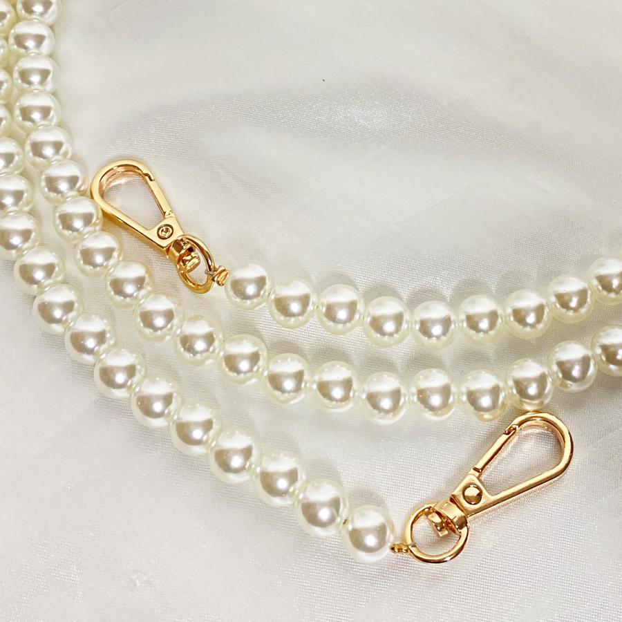 パールチェーン スマホ ショルダー ストラップ 120cm バッグ iPhone