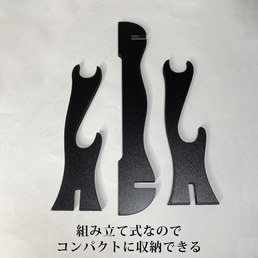 刀置き 刀掛け 刀掛台 二本掛け 竹刀 木刀 模造刀 日本刀 剣 コレクション｜tinotenda｜04