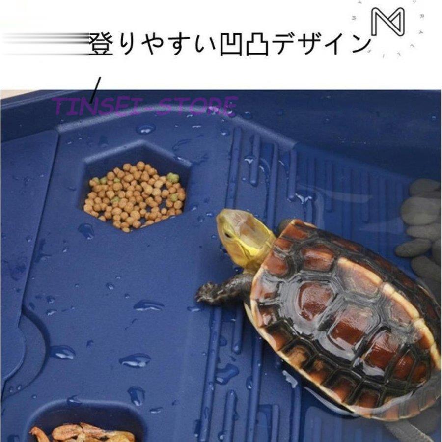 大空間 分離式 エサ皿 水槽 日向ぼっこ台 脱出防止フェンス タートルタンク 亀 ザリガニ ミドリガメ カメ 水替え簡単 両生類 観察 飼育ケース カメ生息地 Ling0422 Mscw1257 Tinseiヤフー店 通販 Yahoo ショッピング