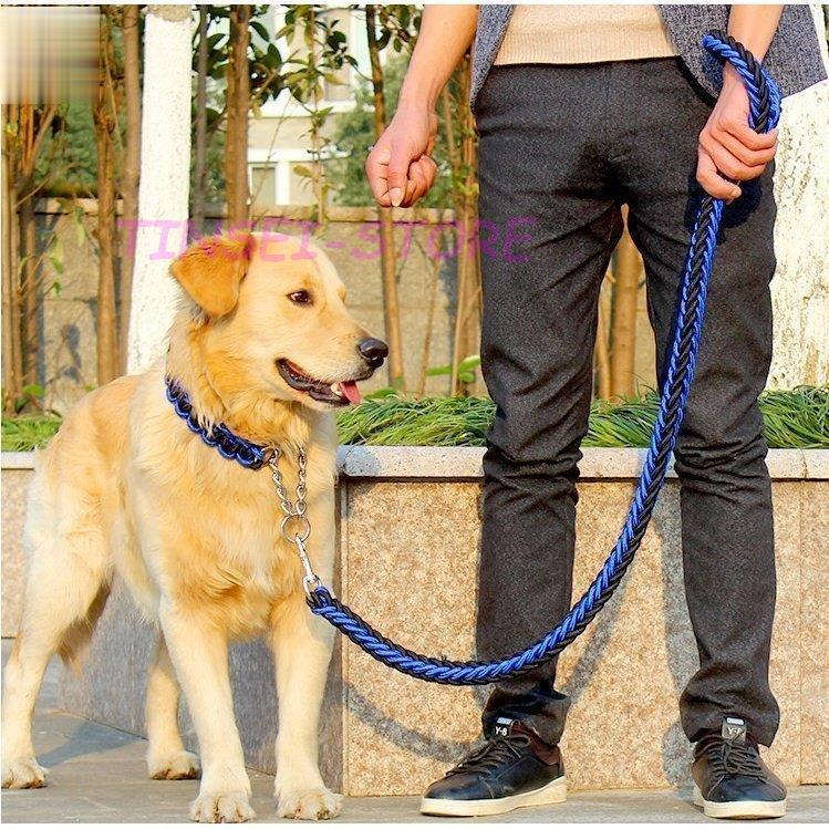 リード お出かけ 大型犬 8色選べる 小型犬 ペット 犬 散歩用 牽引ロープ ロープ ペット 首輪セット Ling0422 Mscw1635 Tinseiヤフー店 通販 Yahoo ショッピング