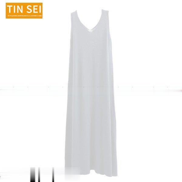 祝開店 大放出セール開催中 ゆったり 夏 春 Vネック 無地 ノースリーブ レディース ワンピース カジュアル 西洋式 ワンピース カラー ネイビー Lifeinlacruz Com