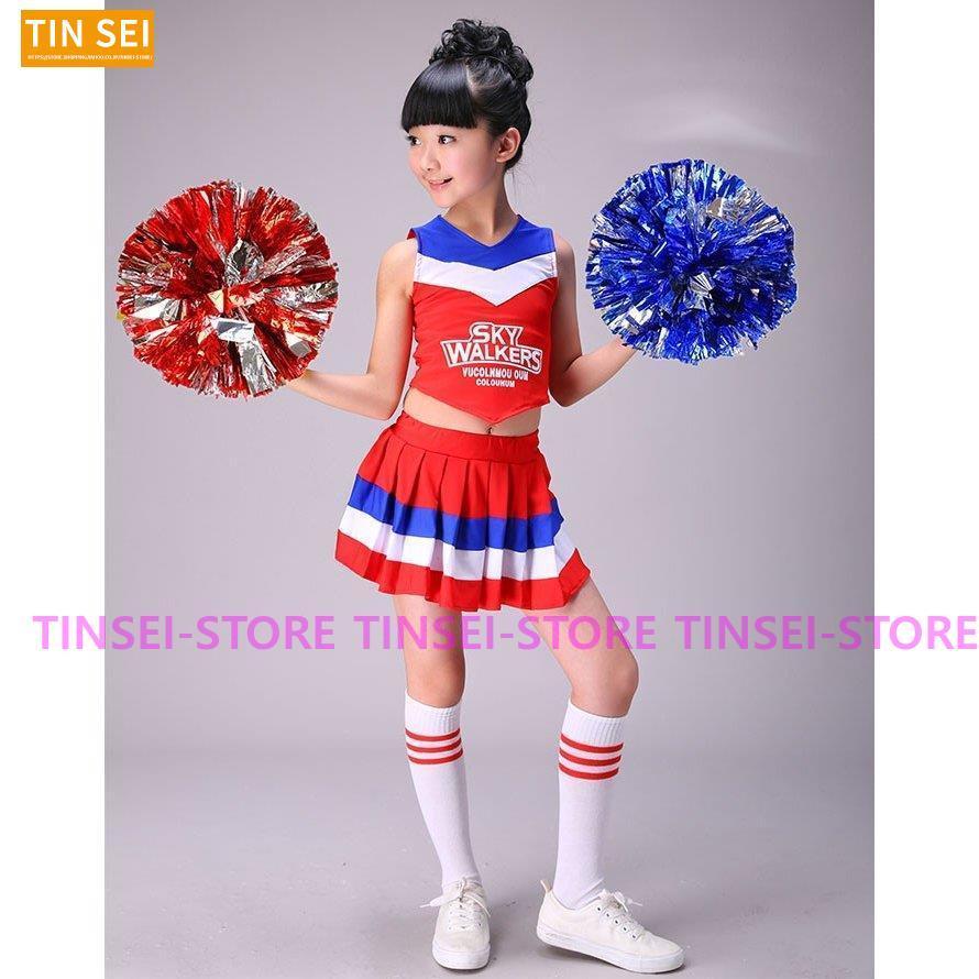 チアガール 衣装 キッズ コスプレ ダンス ダンス衣装 チア チアリーダー ユニフォーム 入学式 女の子 子供用 応援団 発表会 社交ダンス ラッピング無料 女の子