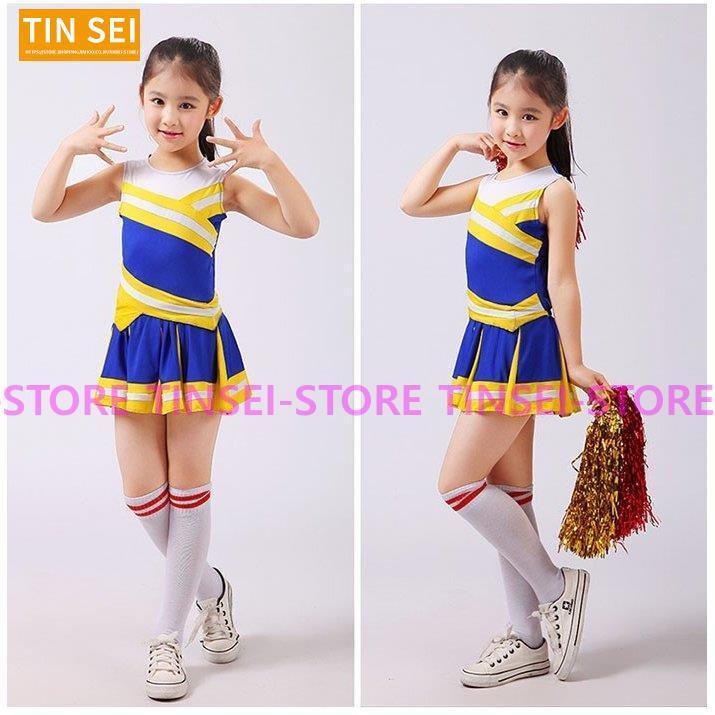 子供用 チアダンス 衣装/チア?上下セット キッズダンス キッズ