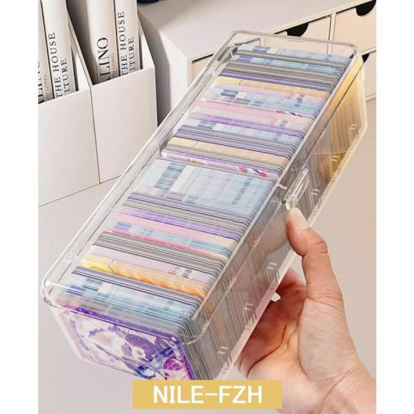 トレーディングカード収納ボックス [4個パック] Amazon｜xosVee 4個のトレーディングカード収納ボックス、カード