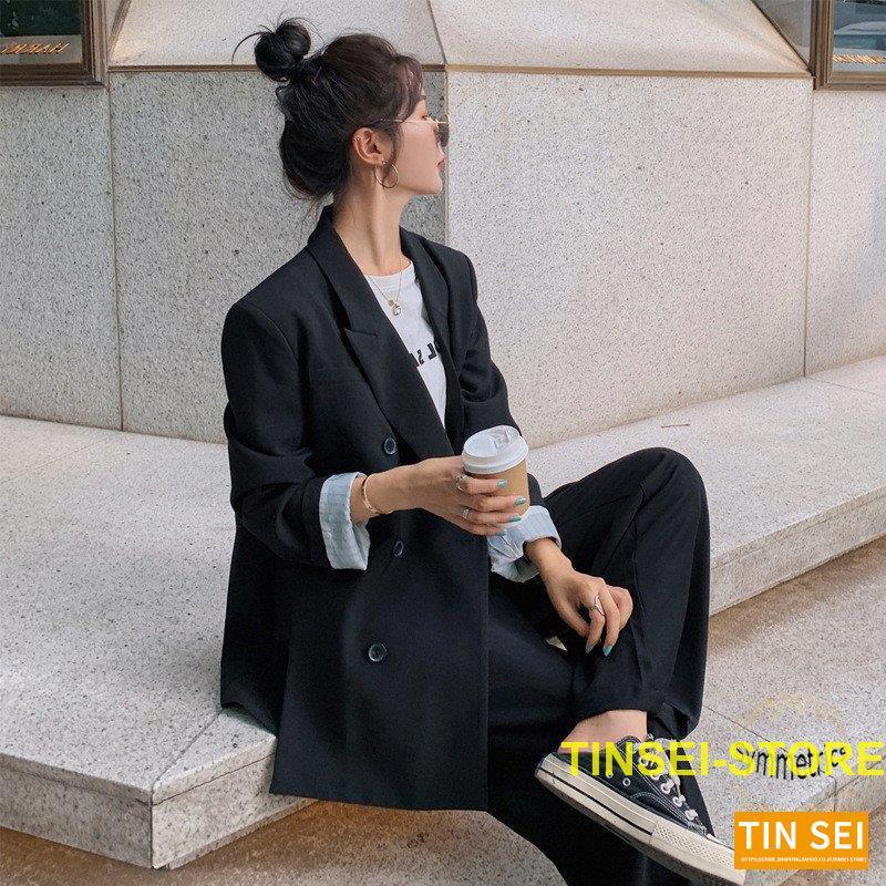 パンツスーツ セットアップ ハイウエストパンツ レディース ゆったり