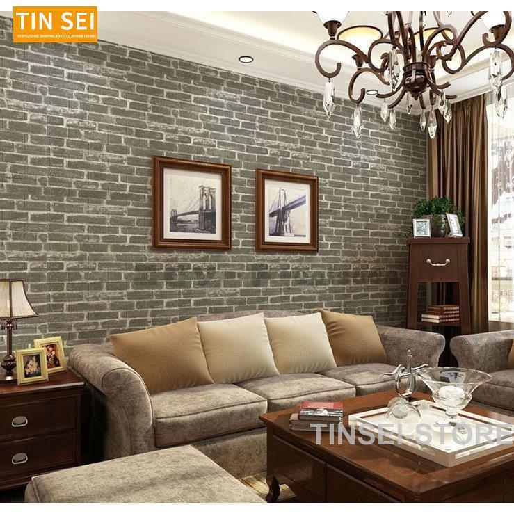 売れ筋商品 汚れ隠し 断熱 防音 防水 自己粘着 クッションシール 立体 3d壁紙シート 石目調 壁紙レンガ はがせる 10枚セット 77 70cm 便利 おしゃれ 壁紙 柄 柄3 Venouziou Gr