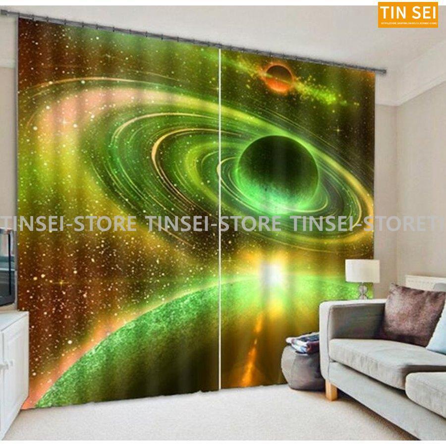 最安 カーテン 防炎プリントカーテン 神秘的 宇宙 森林 キノコ宇宙 銀河 月 森林 キノコ 3d プリント 幅110cmx2枚 高さ180cm おしゃれ 防炎 プリント 宇宙 柄 時間指定不可 Www Sei Ba Gov Br