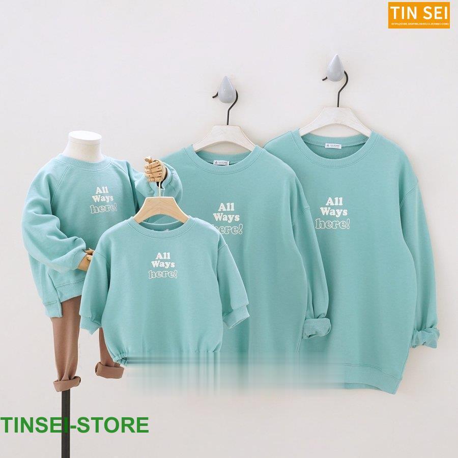 親子コーデ ベビー 親子ペアルック 赤ちゃん トレイナー 秋冬 スウェット カバーオール ロンパース 長袖 家族お揃い 家族写真 お揃いコーデ 韓国子供服 春 秋 冬 在庫処分