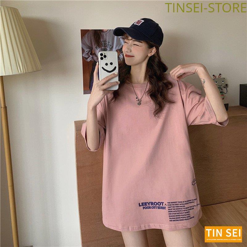 Tシャツ レディース 半袖 夏 ゆるい トップス 韓国ファッション 原宿系 BF風 ヒップホップ ダンス ストリート風 カジュアル カップル服｜tinsei-store｜19