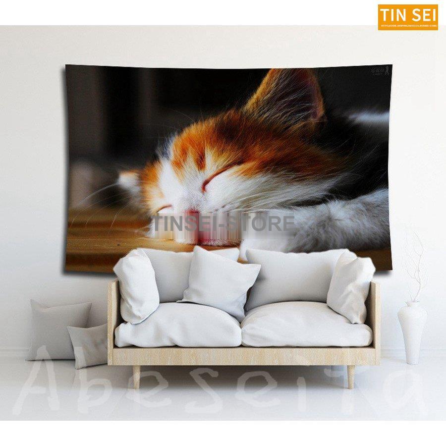 タペストリー インテリア 壁飾り 猫 ねこ 動物 北欧 おしゃれ リビング 絵 大判 飾り方簡単 Tin1225 Tabe6 Tinseiヤフー店 通販 Yahoo ショッピング