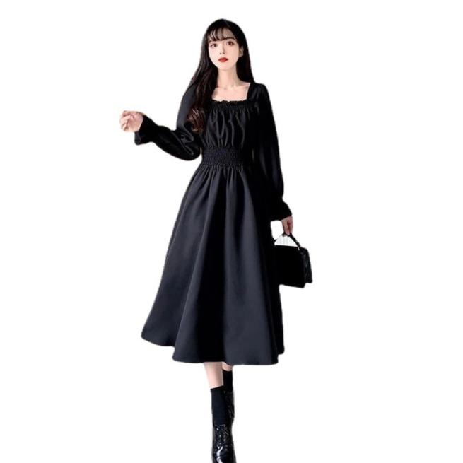 ワンピースドレス レディース 40代 秋冬 きれいめ マキシワンピース 長袖 ベルベット黒スクエアネック 結婚式ドレス パーティー 大きいサイズ 新作 オシャレ Tin319 Fcx819 Tinseiヤフー店 通販 Yahoo ショッピング